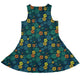 Nasturtium Dress Geek Nerd 0925 Botany Print Design by Episodic