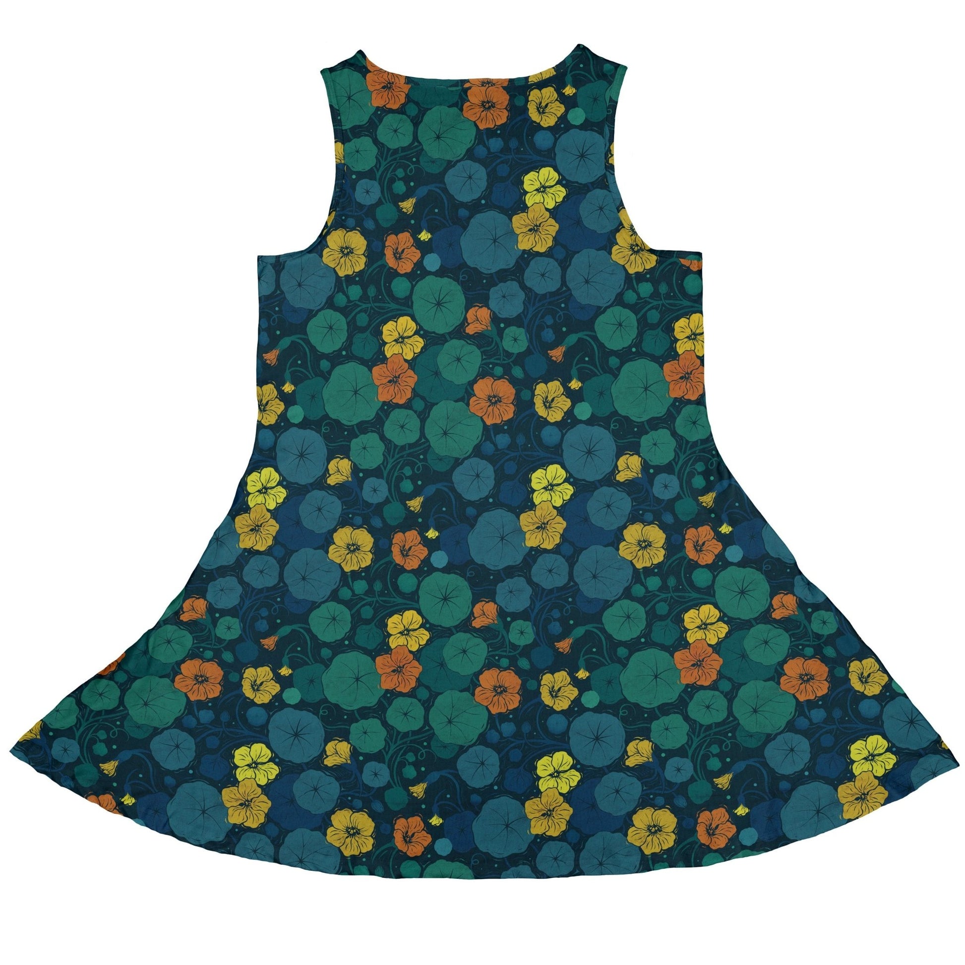 Nasturtium Dress Geek Nerd 0925 Botany Print Design by Episodic