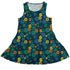 Nasturtium Dress Geek Nerd 0925 Botany Print Design by Episodic