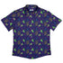 Neon Retro Dice Button Up Shirt Geek Nerd adult sizing Design by Heather Davenport dnd & rpg print