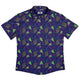 Neon Retro Dice Button Up Shirt Geek Nerd adult sizing Design by Heather Davenport dnd & rpg print