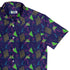 Neon Retro Dice Button Up Shirt Geek Nerd adult sizing Design by Heather Davenport dnd & rpg print