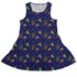 Neon Retro Dice Dress Geek Nerd Design by Heather Davenport dnd & rpg print lx - C