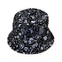 Nerdy Doodles Black Bucket Hat Geek Nerd board game print Design by Zirkus Design dnd & rpg print