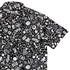 Nerdy Doodles Black Button Up Shirt Geek Nerd adult sizing board game print Design by Zirkus Design