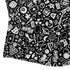 Nerdy Doodles Black Curvy Button Up Shirt Geek Nerd board game print Design by Zirkus Design dnd & rpg print