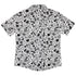 Nerdy Doodles Swag Button Up Shirt Geek Nerd adult sizing board game print Design by Zirkus Design