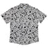 Nerdy Doodles Swag Button Up Shirt Geek Nerd adult sizing board game print Design by Zirkus Design