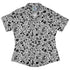 Nerdy Doodles Swag Curvy Button Up Shirt Geek Nerd board game print Design by Zirkus Design dnd & rpg print