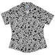 Nerdy Doodles Swag Curvy Button Up Shirt Geek Nerd board game print Design by Zirkus Design dnd & rpg print