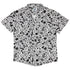 Nerdy Doodles Swag Button Up Shirt Geek Nerd adult sizing board game print Design by Zirkus Design