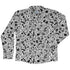 Nerdy Doodles Swag Long Sleeve Button Up Shirt Geek Nerd adult sizing board game print Design by Zirkus Design