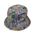 Nerdy Toys Bucket Hat Geek Nerd board game print Design by Zirkus Design dnd & rpg print