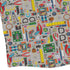 Nerdy Toys Long Sleeve Button Up Shirt Geek Nerd adult sizing board game print Design by Zirkus Design