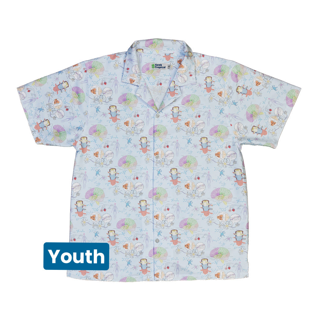 Neurotransmit Things Youth Hawaiian Shirt Front