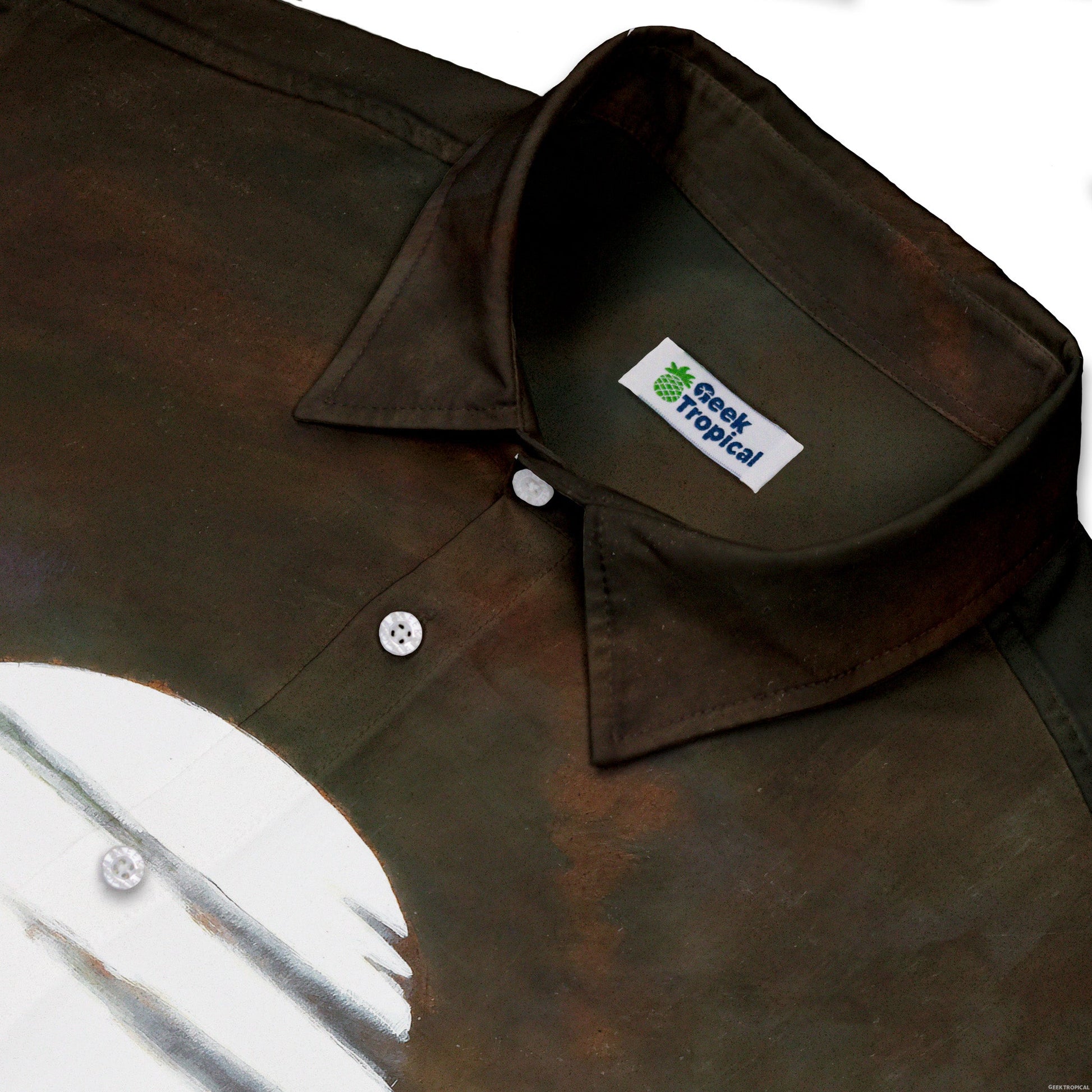 Nightstalker Button Up Shirt - adult sizing - Design by Frank Frazetta - Fantasy Prints