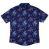 Nocturne Blue Blooms Button Up Shirt Back