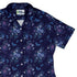 Nocturne Blue Blooms Curvy Button Up Shirt womens top right
