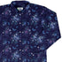 Nocturne Blue Blooms Long Sleeve Button Up Shirt cover