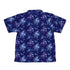 Nocturne Blue Blooms Youth Hawaiian Shirt Back