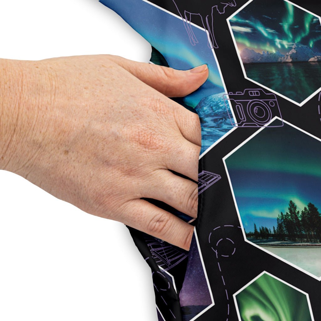 Northern Lights Wonder Dress Geek Nerd 0925 Botany Print Designs by Nathan