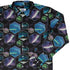 Northern Lights Wonder Long Sleeve Button Up Shirt Geek Nerd 0925 adult sizing All Adult Button Up Shirts