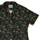 O Christmas Tree Music Notes Curvy Button Up Shirt Geek Nerd Christmas Print music print women