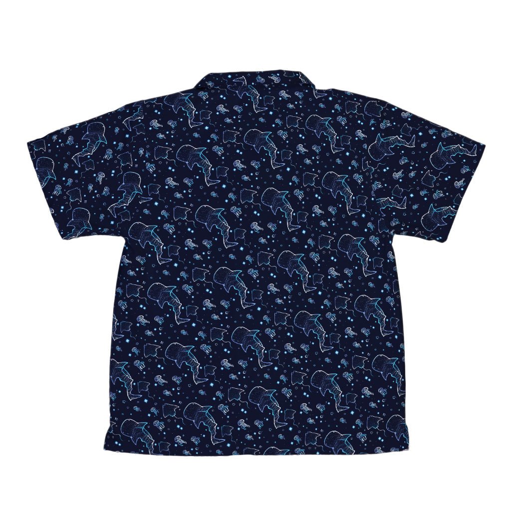 Ocean Giants Youth Hawaiian Shirt Geek Nerd animal patterns Design by Ardi Tong marine biology