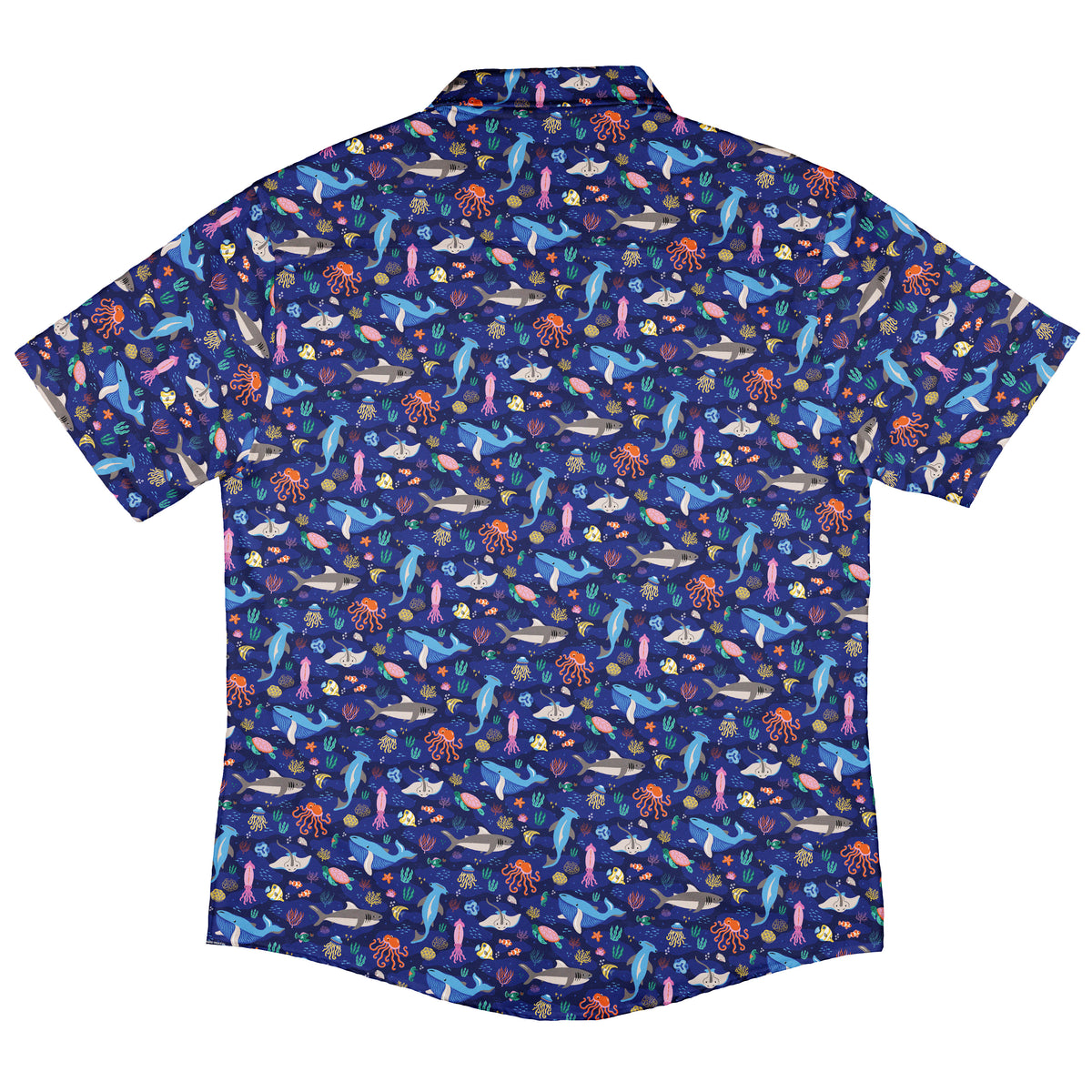 Oceanic Ecosystems Button Up Shirt Back