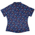 Oceanic Ecosystems Curvy Button Up Shirt womens back