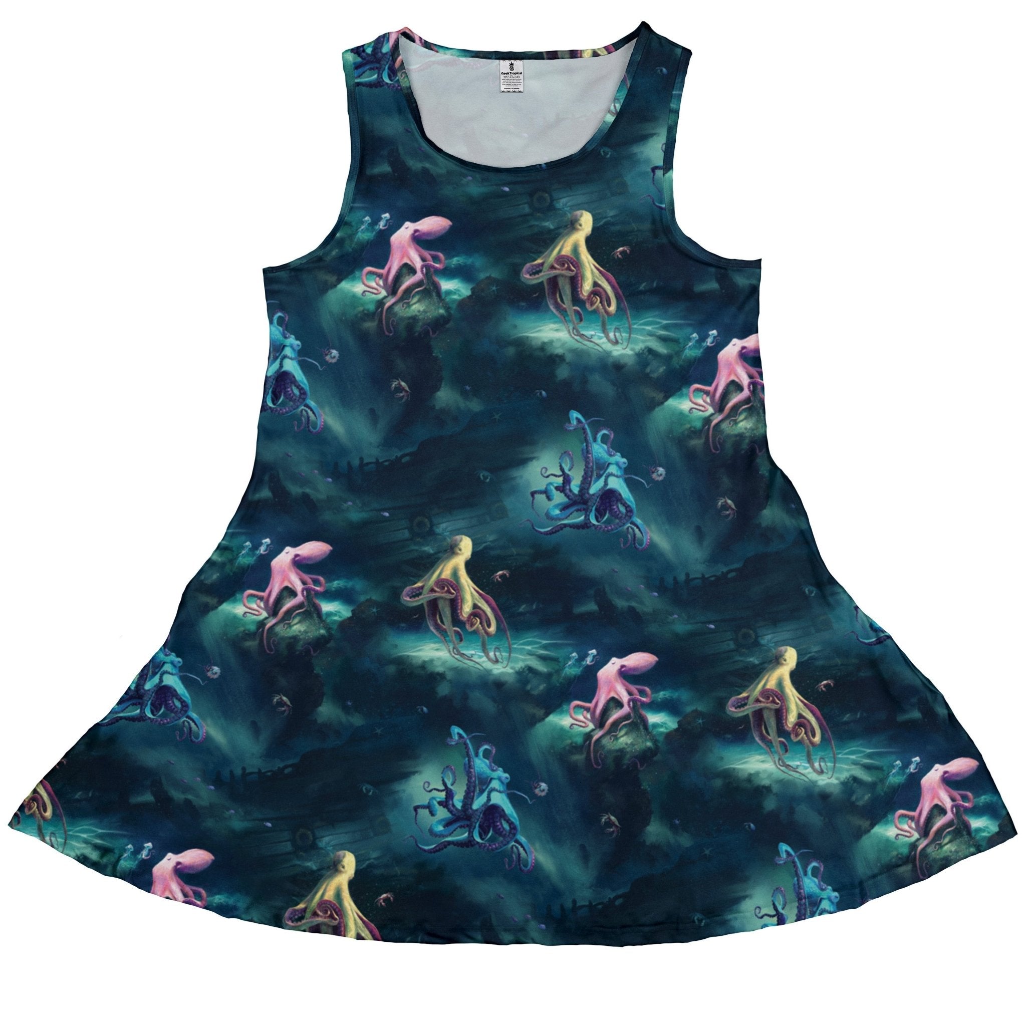 Octopus Lair Dress Geek Nerd Design by Vlad Mel lx - C q4