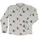 Octopus Long Sleeve Button Up Shirt Geek Nerd adult sizing Design by Vlad Mel FLOW DESC WRITING