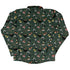 Oishi Sushi Green Long Sleeve Button Up Shirt Geek Nerd adult sizing Anime Design by Claire Murphy