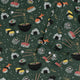 Oishi Sushi Green Long Sleeve Button Up Shirt Geek Nerd adult sizing Anime Design by Claire Murphy