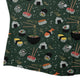 Oishi Sushi Green Curvy Button Up Shirt Geek Nerd Anime Design by Claire Murphy women