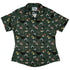 Clearance Ready - to - Ship Oishi Sushi Green Curvy Button Up Shirt Geek Nerd Anime Clearance Design by Claire Murphy