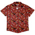 Ōishi Sushi Red Button Up Shirt - adult sizing - Anime - Design by Claire Murphy