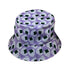 Omusubi Doodles Lilac Bucket Hat Black Stitching