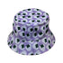 Omusubi Doodles Lilac Bucket Hat Gray Stitching