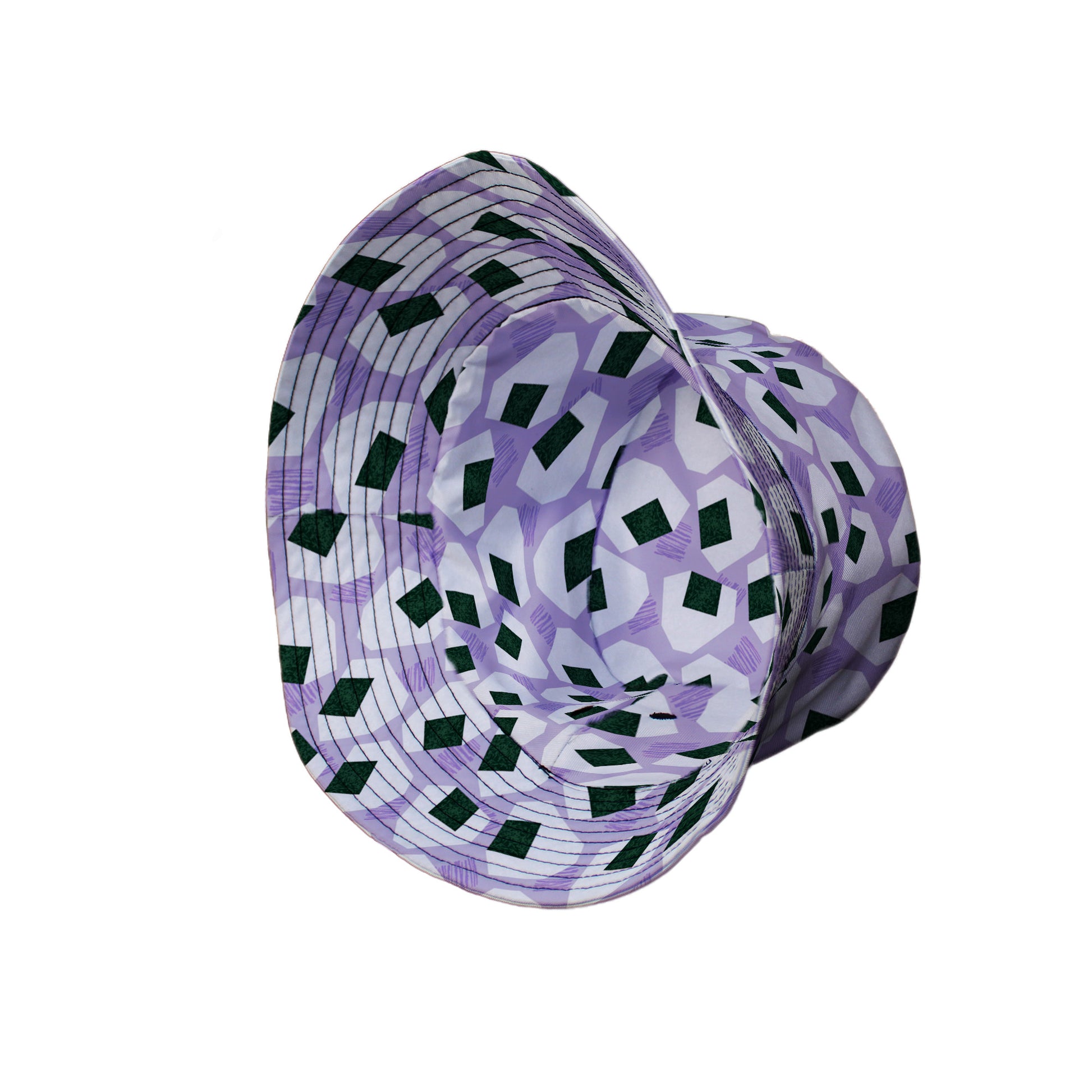 Omusubi Doodles Lilac Bucket Hat Side View