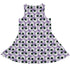 Omusubi Doodles Lilac Sleeveless Dress back
