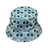 Omusubi Doodles Teal Bucket Hat Gray Stitching