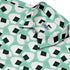 Omusubi Doodles Teal Button Up Shirt Neck