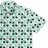 Omusubi Doodles Teal Button Up Shirt Top Corner