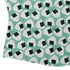 Omusubi Doodles Teal Curvy Button Up Shirt Old Curvy Button Up Shirt womens corner