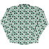 Omusubi Doodles Teal Long Sleeve Button Up Shirt back