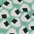 Omusubi Doodles Teal Long Sleeve Button Up Shirt pocket
