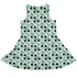 Omusubi Doodles Teal Sleeveless Dress back