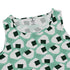 Omusubi Doodles Teal Sleeveless Dress close front