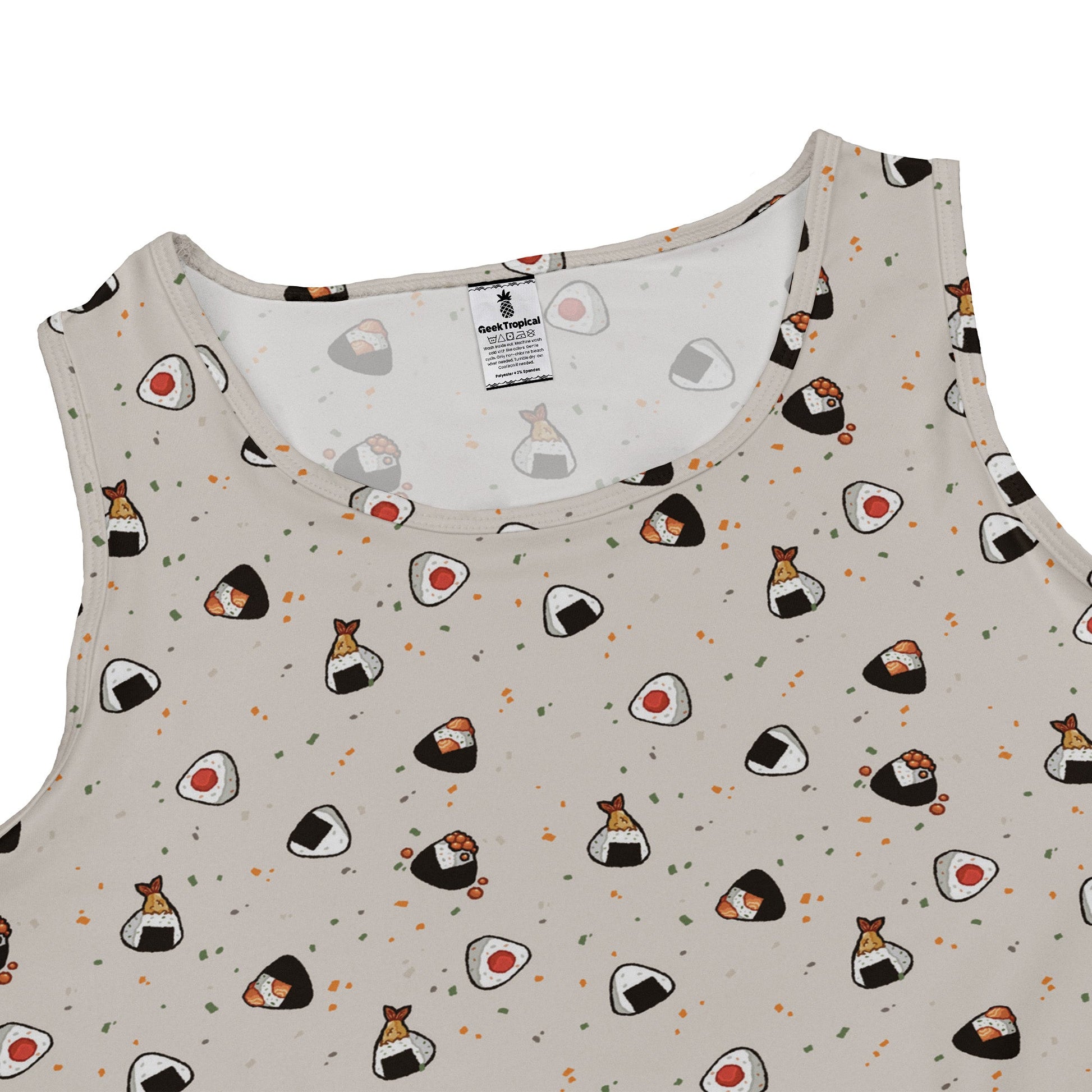 Onigiri Biege Dress Geek Nerd anime Design by Ardi Tong lx - C